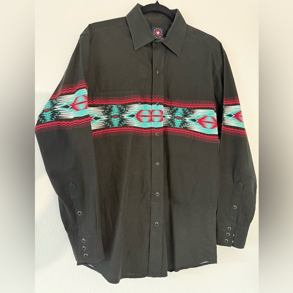 Vintage Men's Panhandle Slim Western Button Down
